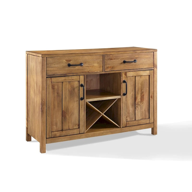 Crosley Roots Natural Finish Buffet - 52  W x 18  D x 36  H