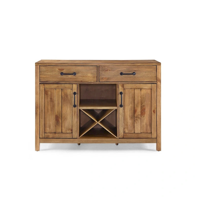 Crosley Roots Natural Finish Buffet - 52  W x 18  D x 36  H