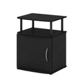 Porch & Den Mangin Black Utility Design Storage End Table