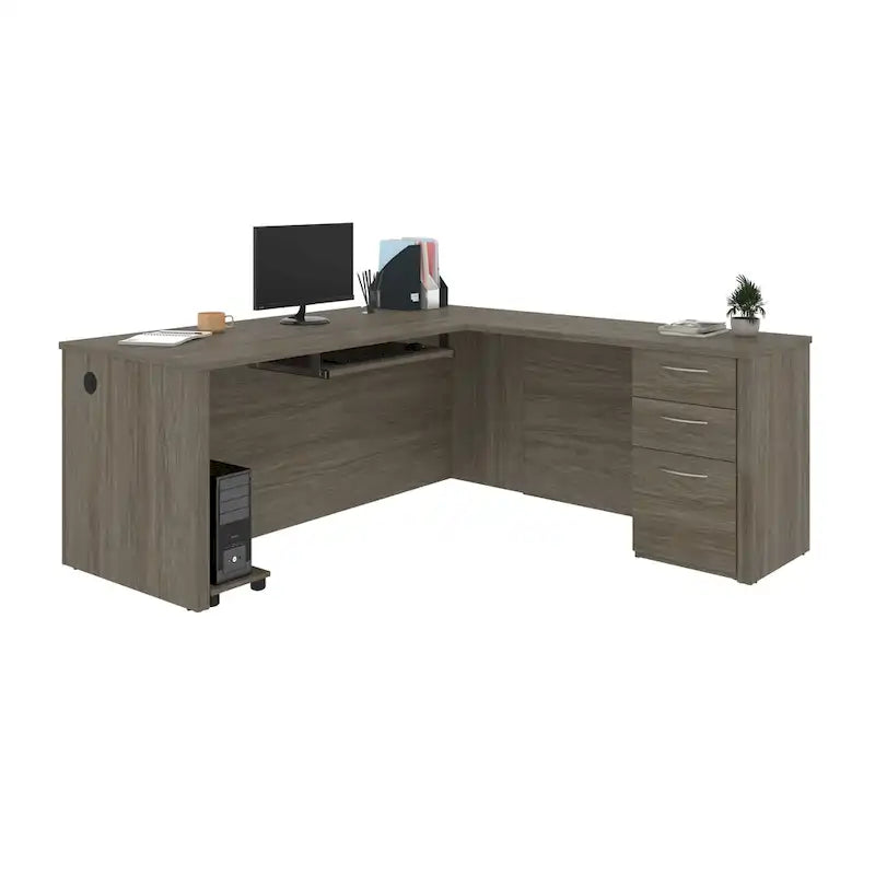 Bestar Embassy 71 inch L-shaped desk