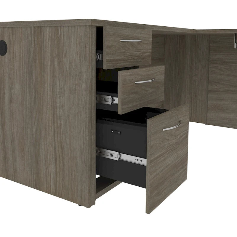 Bestar Embassy 71 inch L-shaped desk