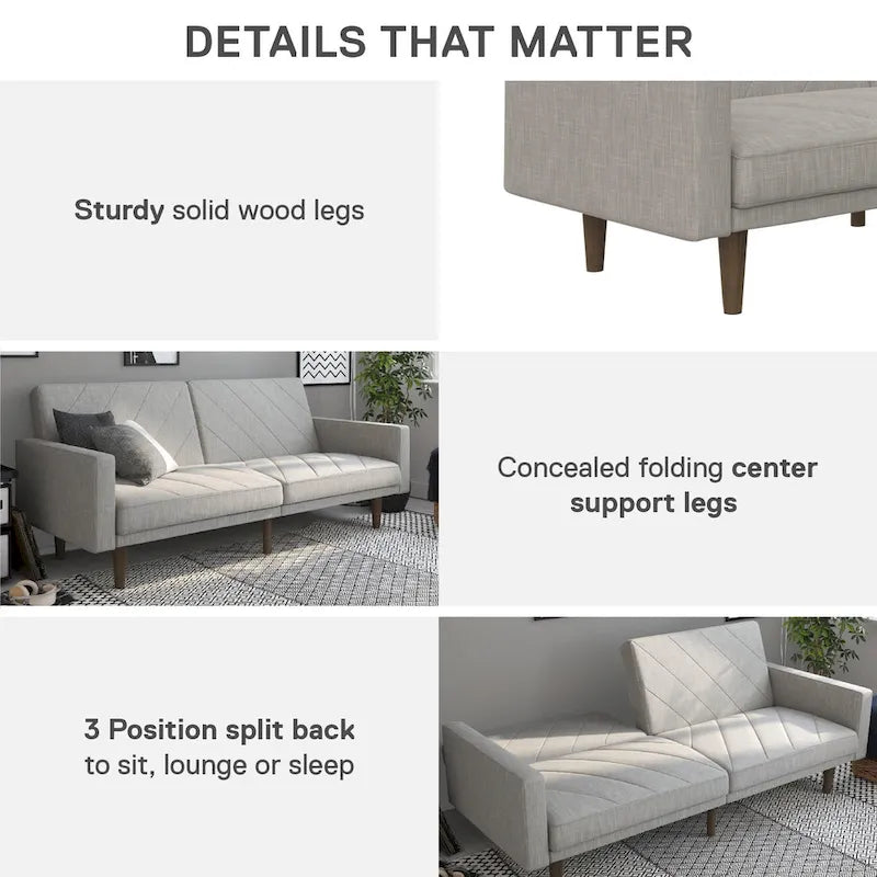 Avenue Greene Marci Linen Futon