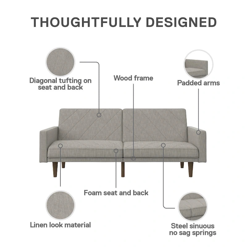 Avenue Greene Marci Linen Futon