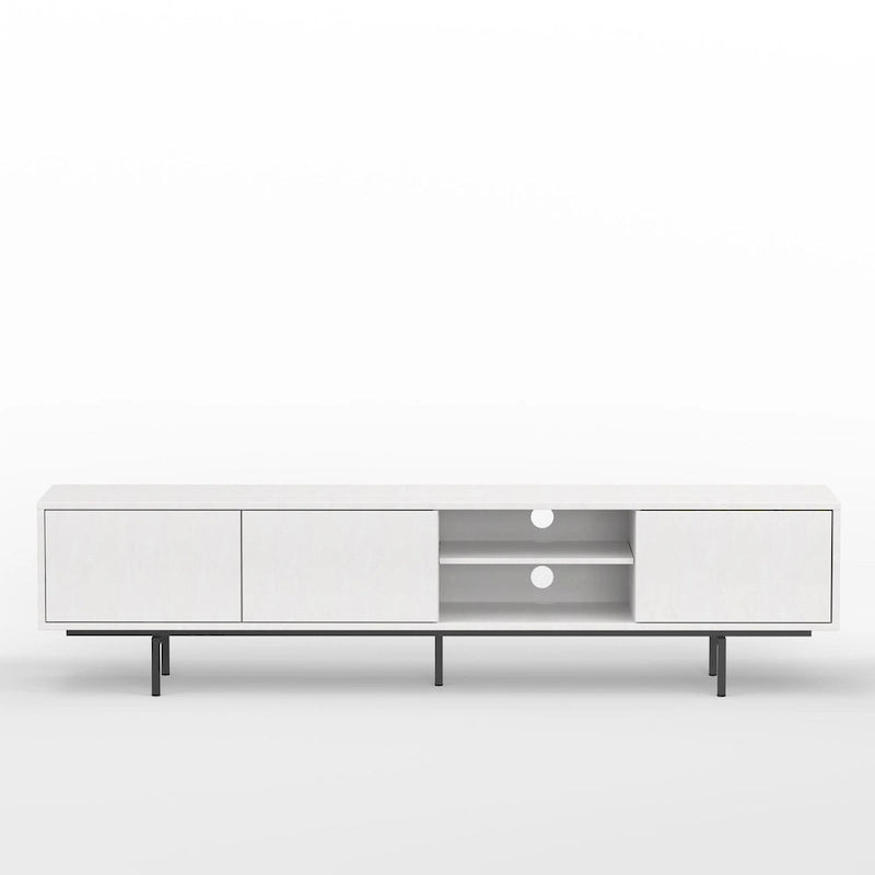 Glenwillow Home Atlas 78  x 20  Lowboy Mid-Century Modern TV Stand Console