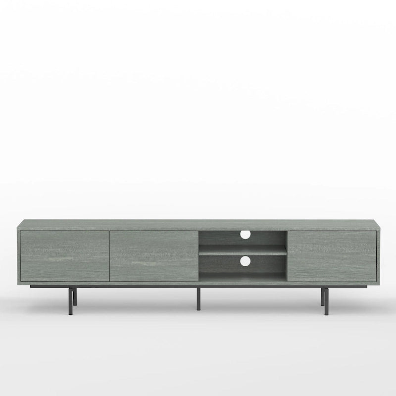 Glenwillow Home Atlas 78  x 20  Lowboy Mid-Century Modern TV Stand Console