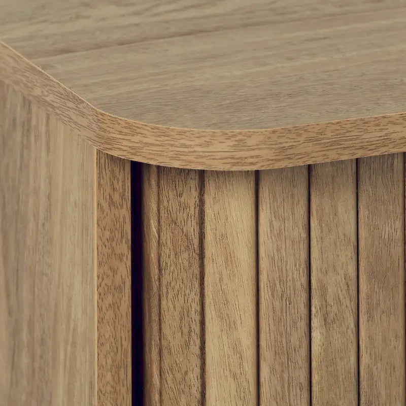 Hikari TV Stand with Slide Doors and Drawer for TVs up to 75 - 59 in width