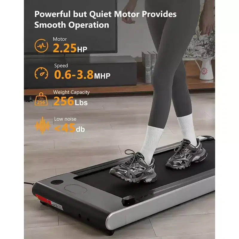 2.25 HP Folding Treadmill, Electric Treadmill for Home Office, Space Saving Treadmill, No Assembly Needed Portable Treadmill for Office Home Exercise