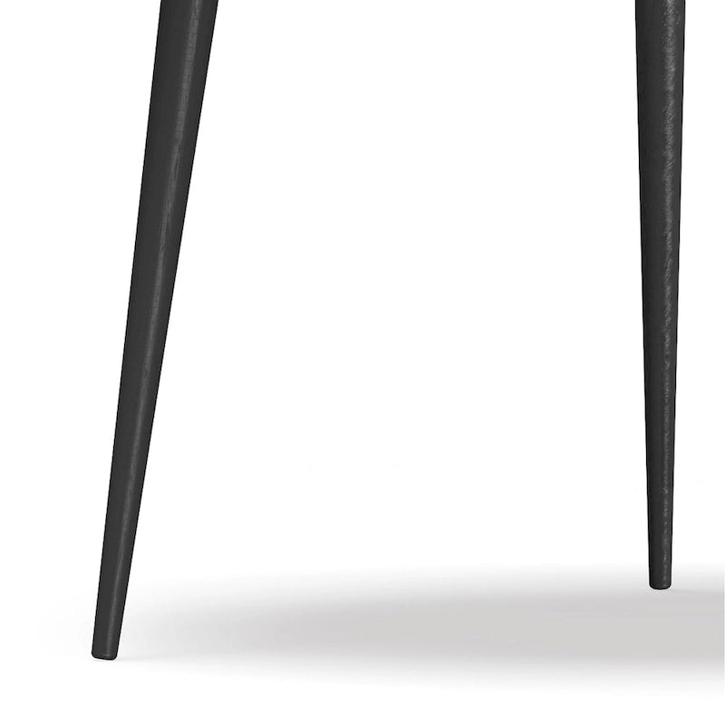 WYNDENHALL Joellla Modern Industrial Coffee Table in Cognac - 30 d x 30 w x 16 h