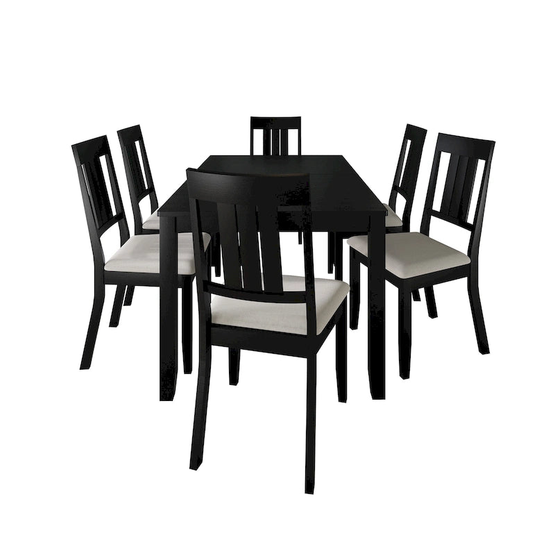 CraftPorch Classic 7-piece Wooden Dining Set