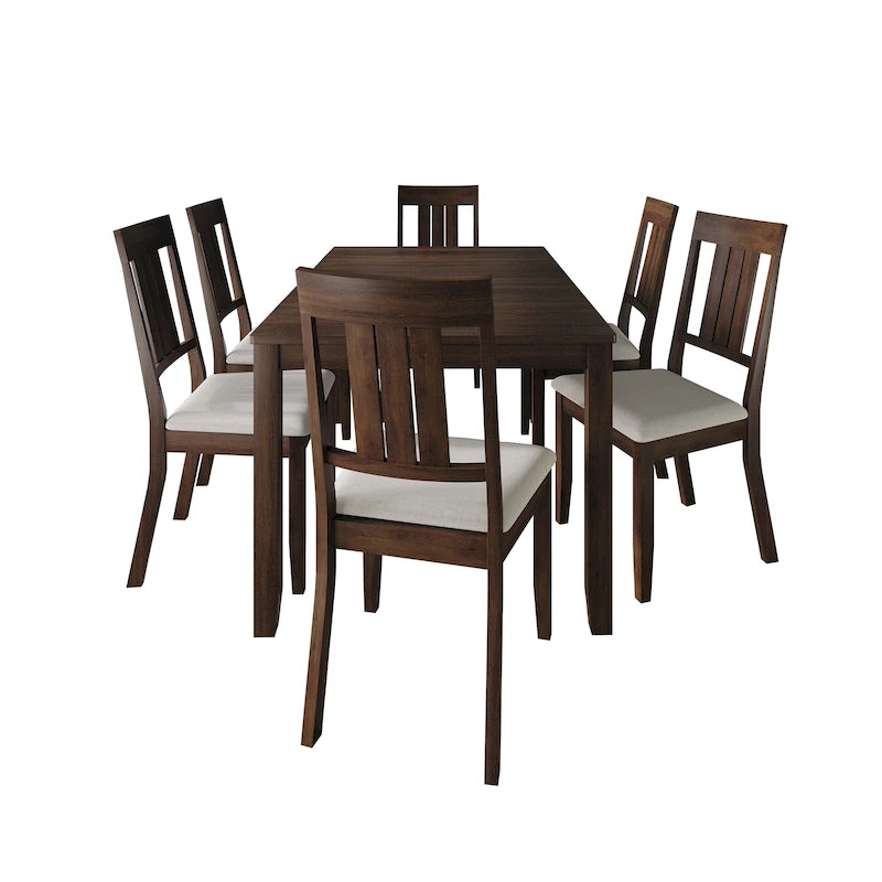 CraftPorch Classic 7-piece Wooden Dining Set