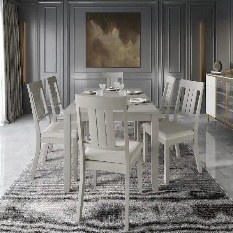 CraftPorch Classic 7-piece Wooden Dining Set