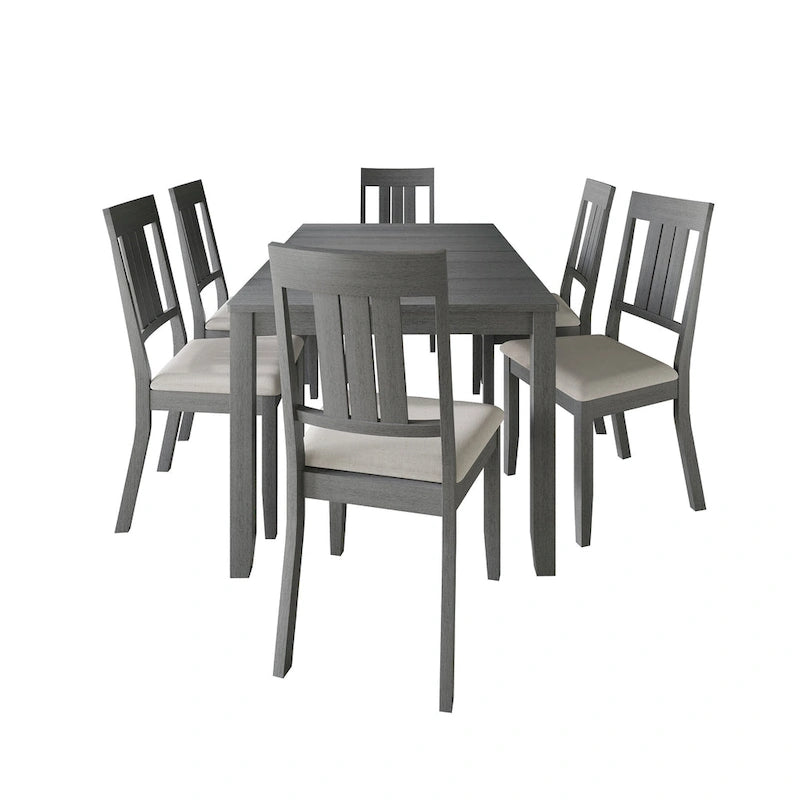 CraftPorch Classic 7-piece Wooden Dining Set