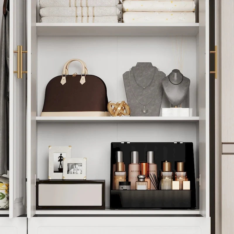 Closet Organizatin Armoires Wardrobes Hanging 4 Drawers Large Storage