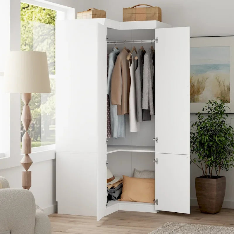 Closet Organizatin Armoires Wardrobes Hanging 4 Drawers Large Storage