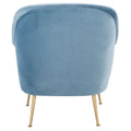 SAFAVIEH Edina Accent Chair - 29.5  W x 30.7  L x 32.9  H - 30Wx31Dx33H