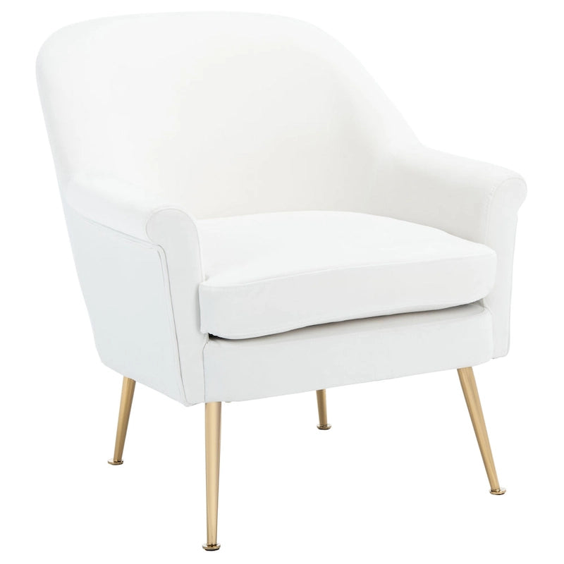 SAFAVIEH Edina Accent Chair - 29.5  W x 30.7  L x 32.9  H - 30Wx31Dx33H