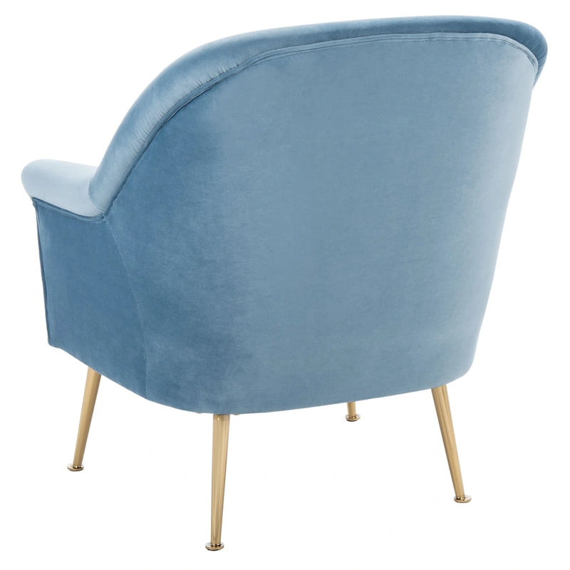 SAFAVIEH Edina Accent Chair - 29.5  W x 30.7  L x 32.9  H - 30Wx31Dx33H