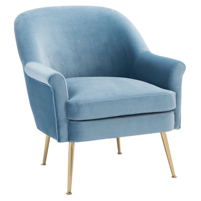 SAFAVIEH Edina Accent Chair - 29.5  W x 30.7  L x 32.9  H - 30Wx31Dx33H