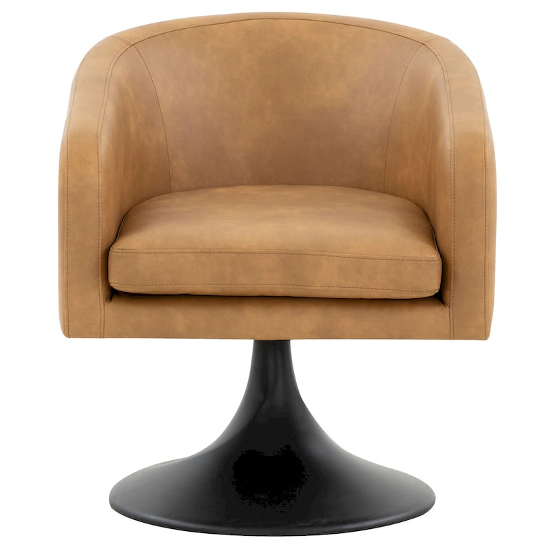 SAFAVIEH Couture Tela Pedestal Chair - 27.6  W x 29.7  L x 31.9  H - 27Wx30Dx32H