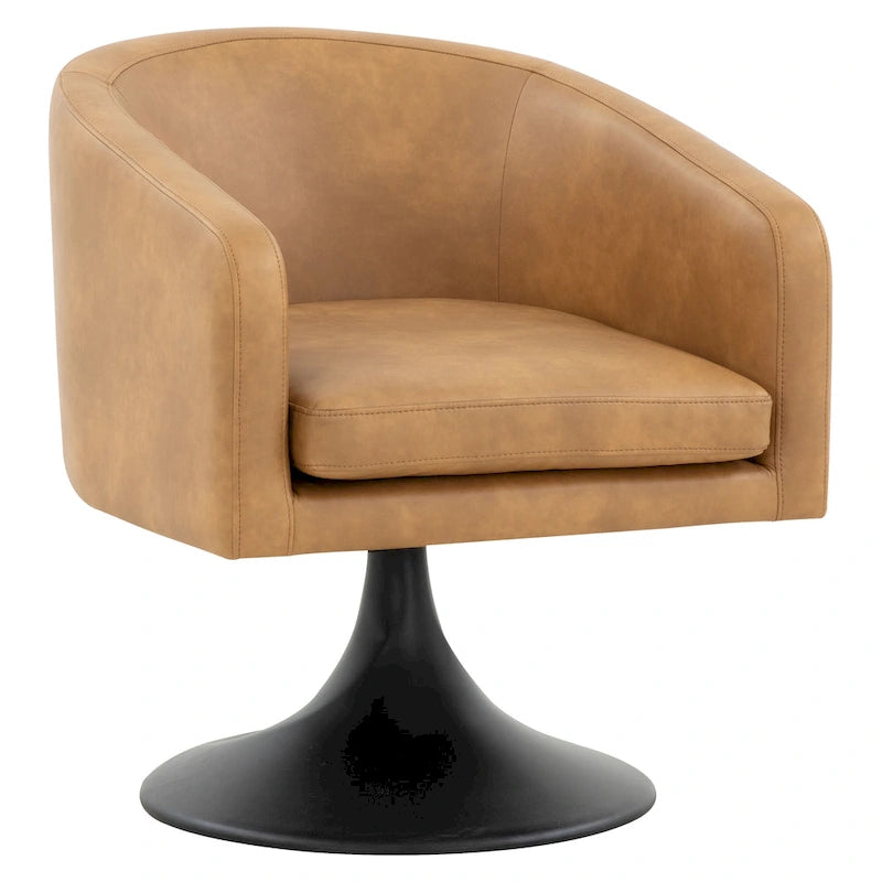 SAFAVIEH Couture Tela Pedestal Chair - 27.6  W x 29.7  L x 31.9  H - 27Wx30Dx32H