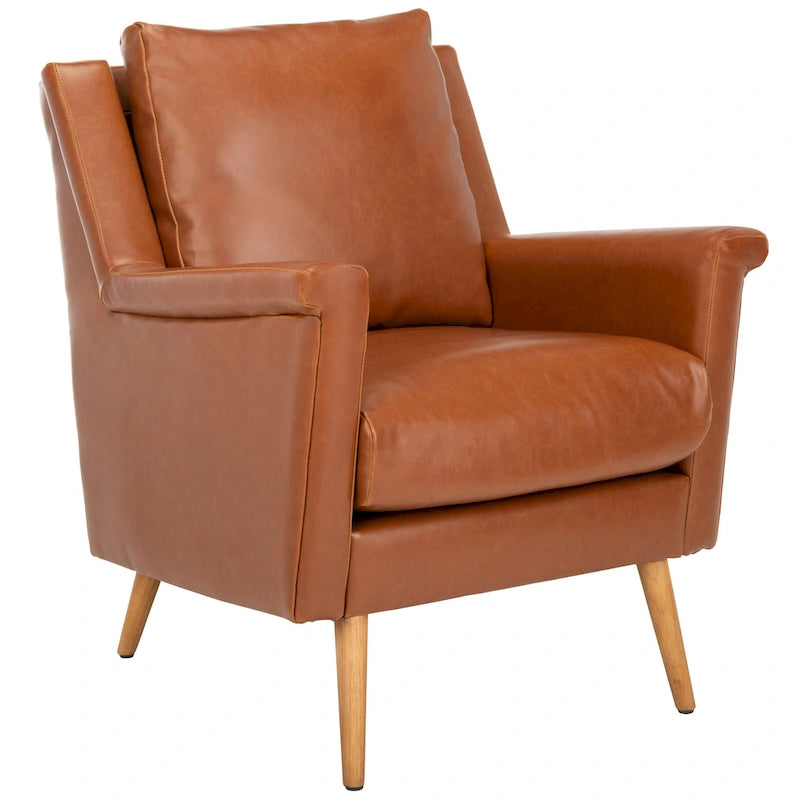 SAFAVIEH Anner Mid-Century Arm Chair - 28.7 x 28.4 x 33.9 - 29Wx28Dx34H