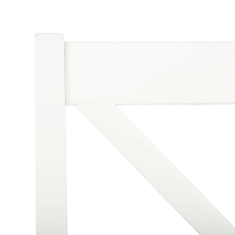 SAFAVIEH Lulla Farmhouse x-Back Dining Chair (Set of 2) - 18.4  W x 19.9  L x 37  H - 18Wx20Dx37H