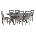 Chester Rustic Wood Farmhouse 7 Piece Dining Set