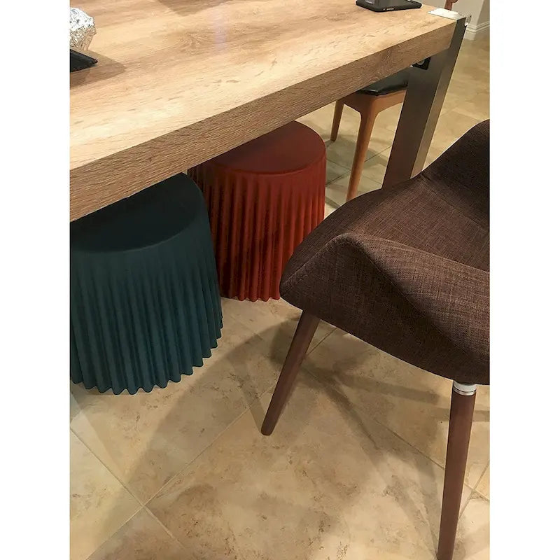 Stackable Modern Dining Restaurant Stacking Chairs End Table Cupcake for Living Break Room Vanity Bedroom No Back Office