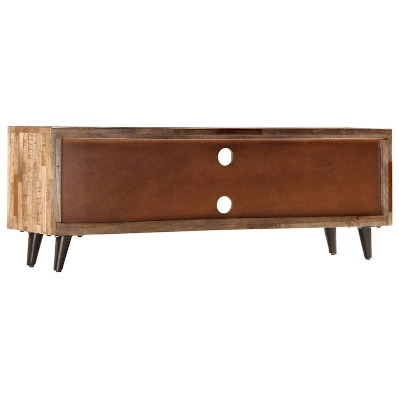 vidaXL TV Stand 46.5 x11.8 x15.7  Solid Wood Mango
