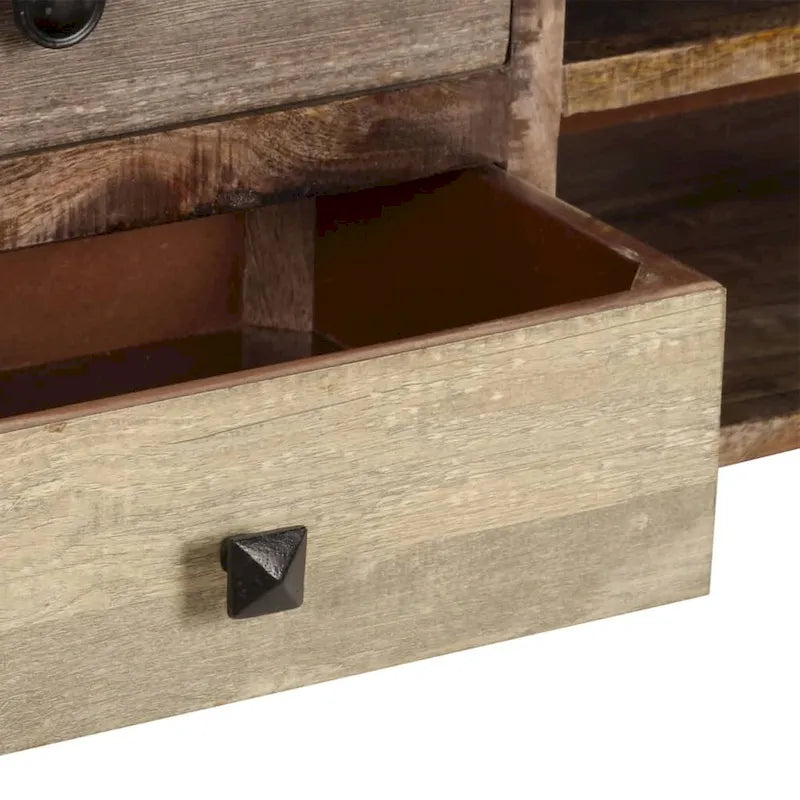 vidaXL TV Stand 46.5 x11.8 x15.7  Solid Wood Mango