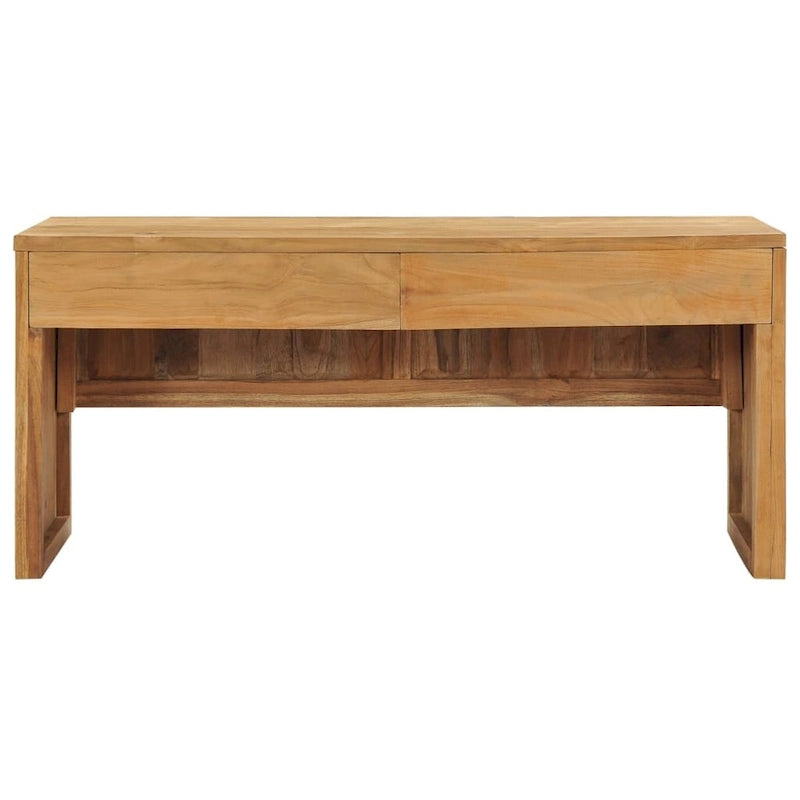 vidaXL TV Stand 39.4 x13.8 x17.7  Solid Wood Teak