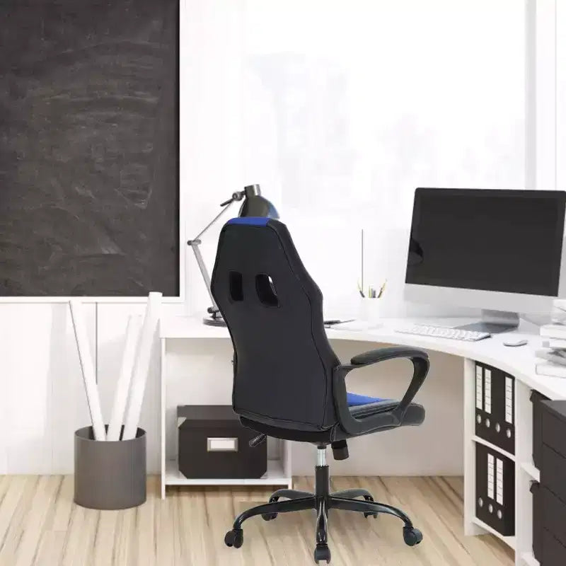 Chaise de bureau FDW Chaise de jeu pour PC Chaise de bureau pas chère en cuir PU Fauteuil de direction pour ordinateur Support lombaire pour femmes et hommes