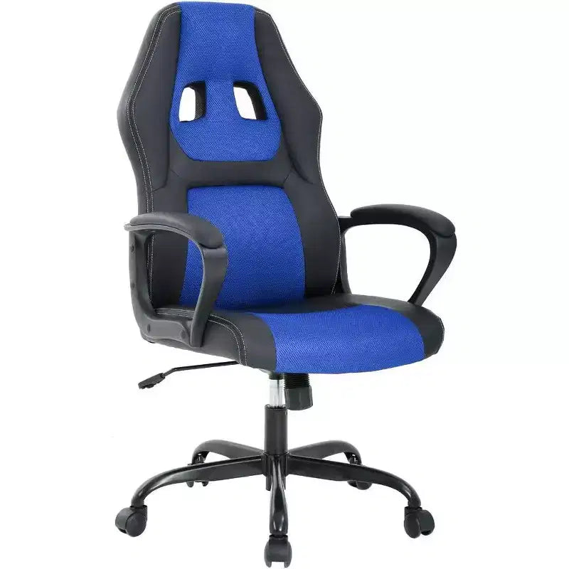 Chaise de bureau FDW Chaise de jeu pour PC Chaise de bureau pas chère en cuir PU Fauteuil de direction pour ordinateur Support lombaire pour femmes et hommes