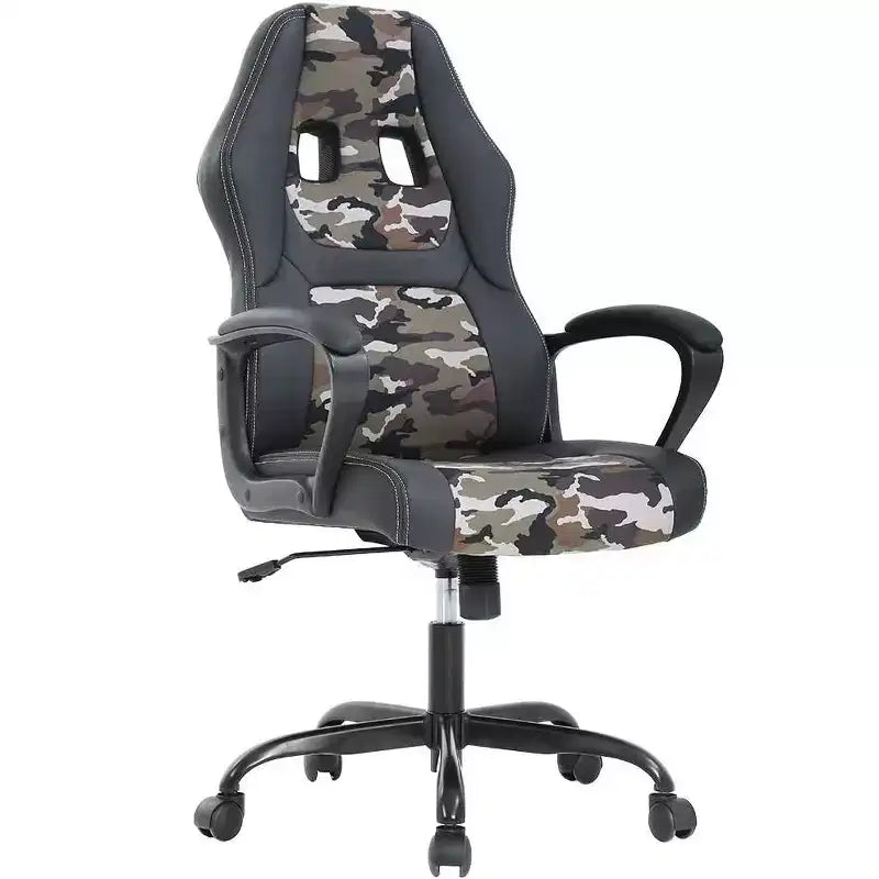 Chaise de bureau FDW Chaise de jeu pour PC Chaise de bureau pas chère en cuir PU Fauteuil de direction pour ordinateur Support lombaire pour femmes et hommes