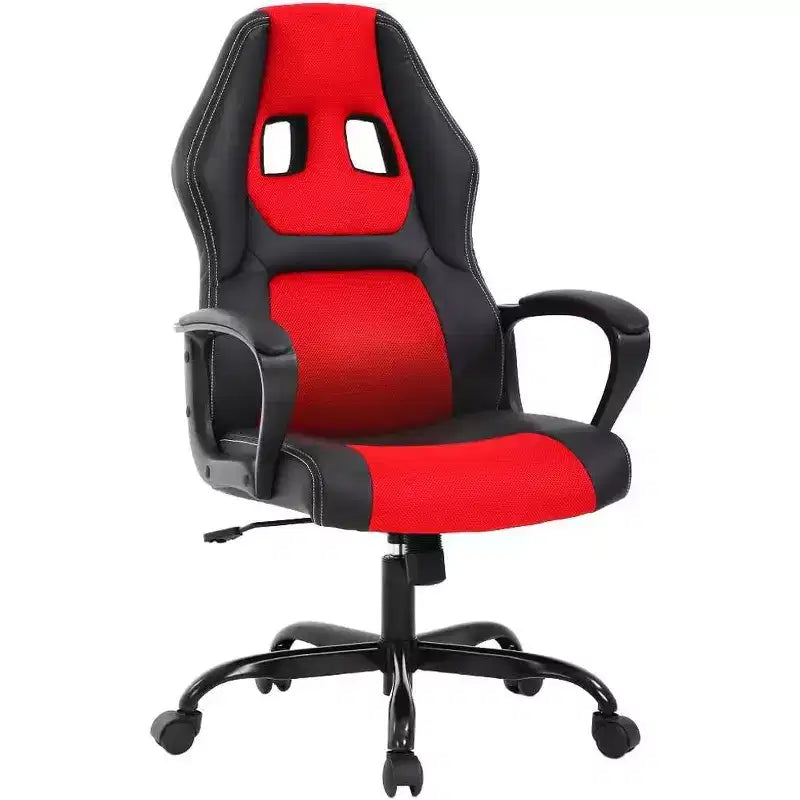 Chaise de bureau FDW Chaise de jeu pour PC Chaise de bureau pas chère en cuir PU Fauteuil de direction pour ordinateur Support lombaire pour femmes et hommes