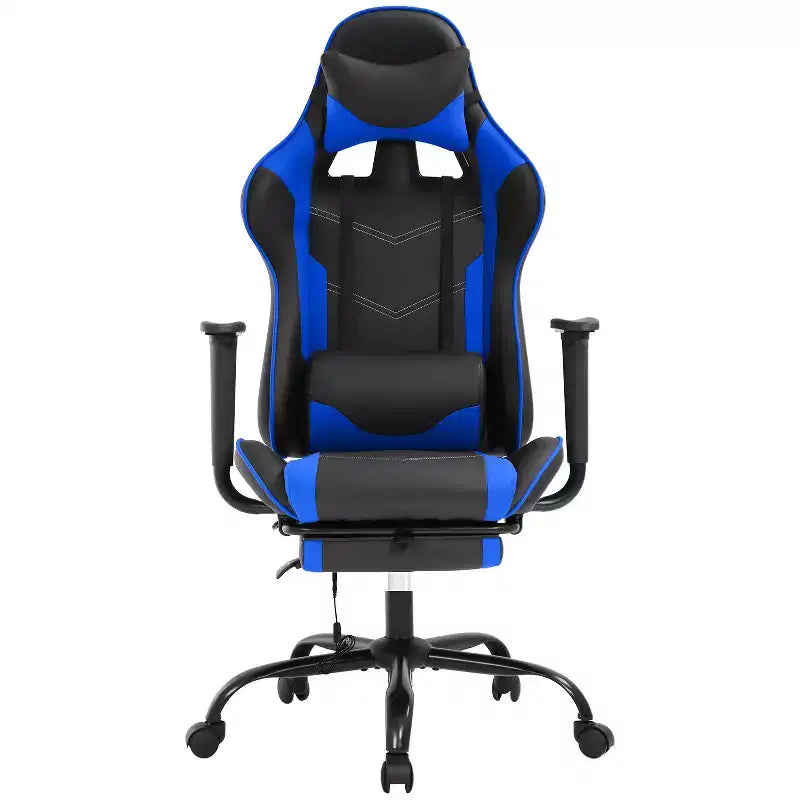 FDW Racing Gaming Chair Video Game Chairs with Computer Desk PU Leather Headrest Lumbar Support & 360-Swivel Seat