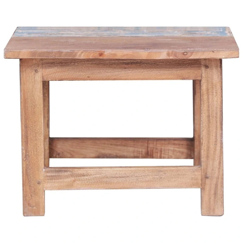 vidaXL Nesting Tables 2 pcs Solid Reclaimed Wood - 15.7 x 15.7 x 11.8