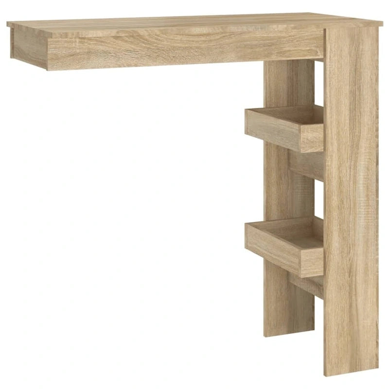 vidaXL Wall Bar Table Kitchen Bar Dining Table Computer Desk Engineered Wood - 40.2  x 17.7  x 40.7 