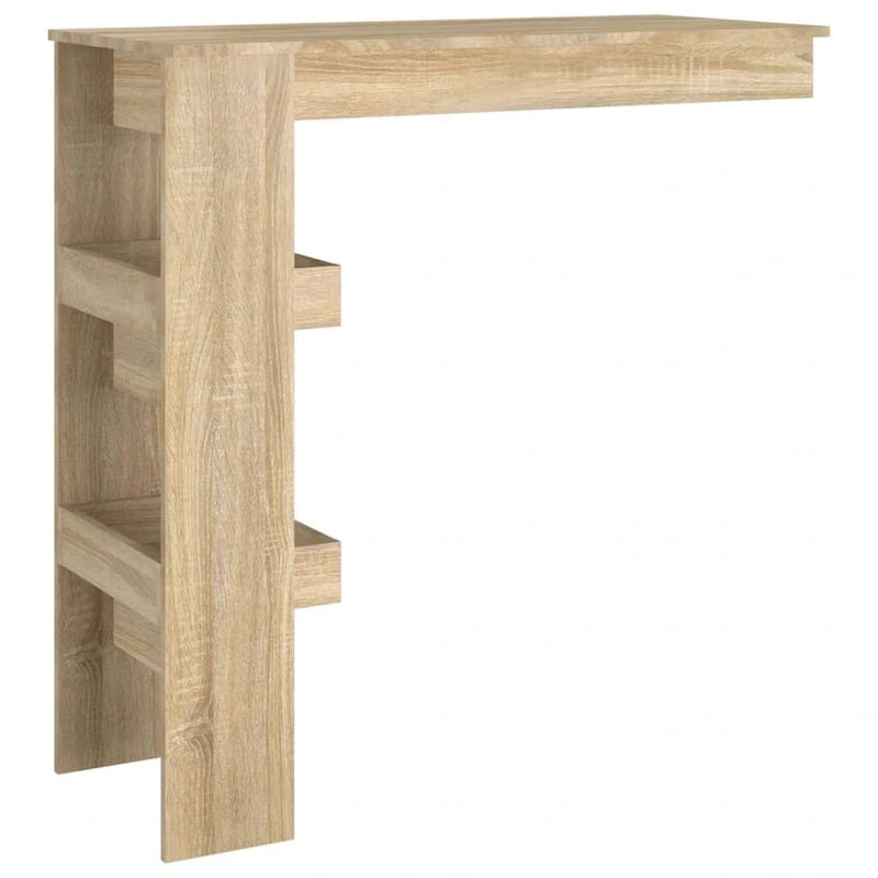 vidaXL Wall Bar Table Kitchen Bar Dining Table Computer Desk Engineered Wood - 40.2  x 17.7  x 40.7