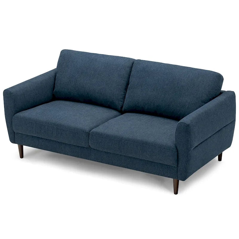 Gymax 72  Fabric Sofa Couch Living Room Small Apartment Furniture w/