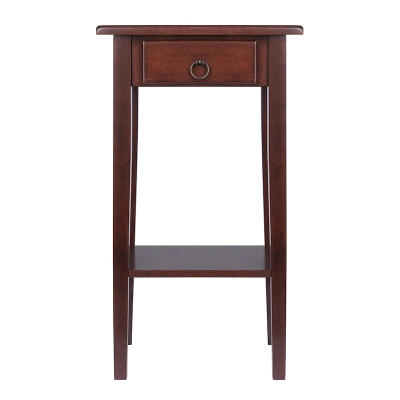 Regalia Accent, Side Table, Walnut - 17 W x 14 D x 29.50 H