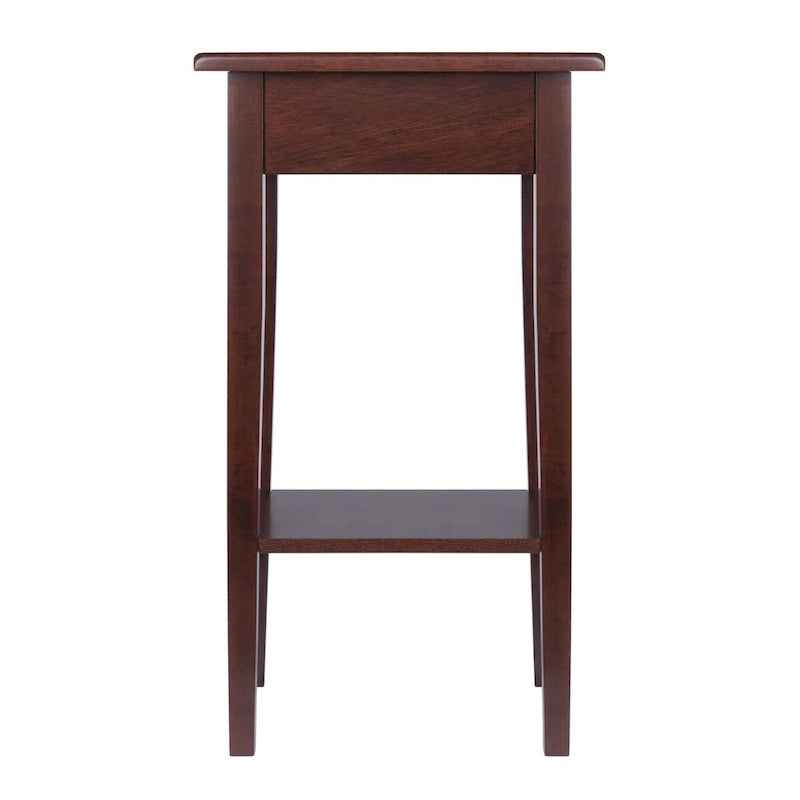 Regalia Accent, Side Table, Walnut - 17 W x 14 D x 29.50 H