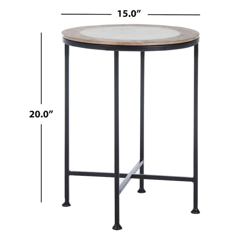 SAFAVIEH Giouli Accent Table - 15  x 15  x 20  - 15Wx15Dx20H