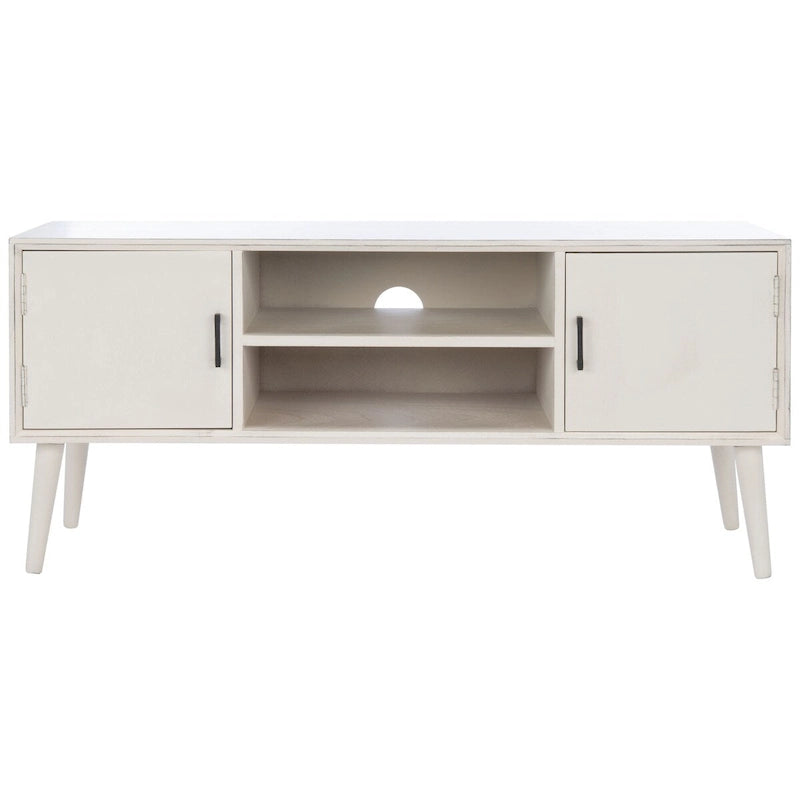 SAFAVIEH Maegan Mid-Century 47-inch Storage Media TV Stand - 47.3  W x 15.8  L x 20  H - 47Wx16Dx20H