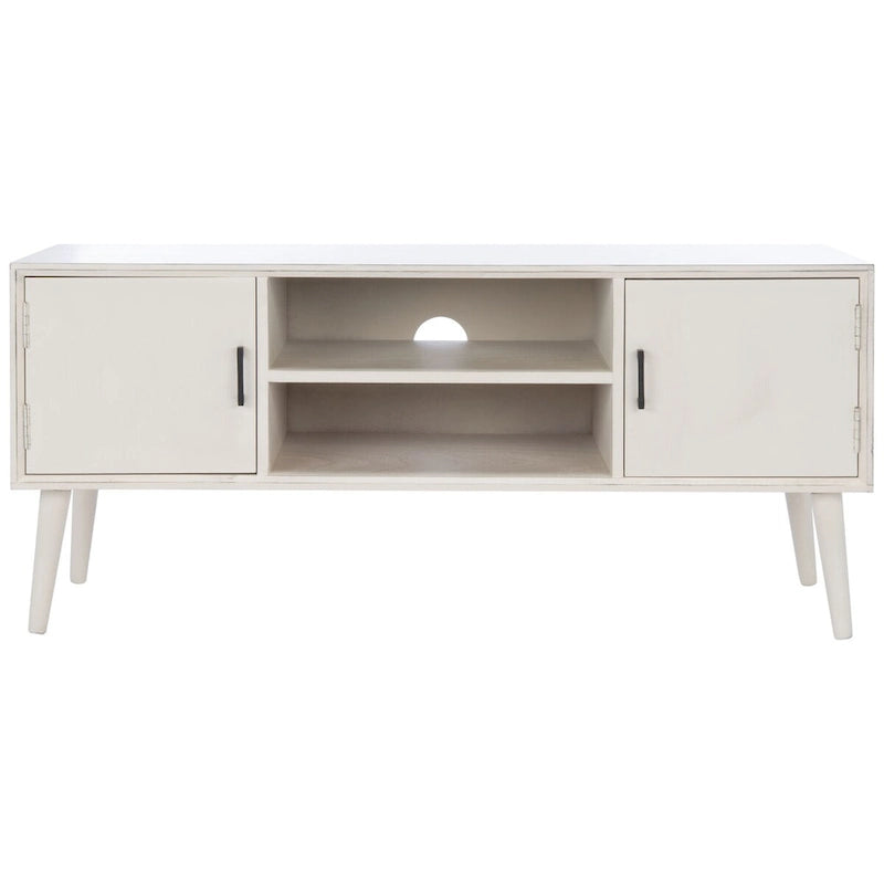 SAFAVIEH Maegan Mid-Century 47-inch Storage Media TV Stand - 47.3  W x 15.8  L x 20  H - 47Wx16Dx20H