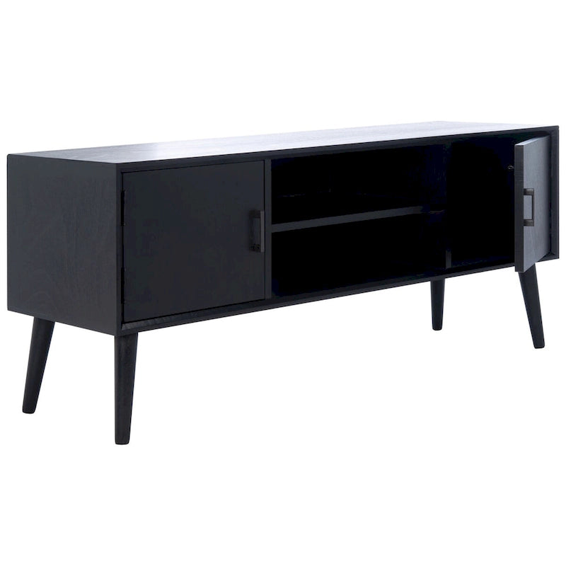 SAFAVIEH Maegan Mid-Century 47-inch Storage Media TV Stand - 47.3  W x 15.8  L x 20  H - 47Wx16Dx20H