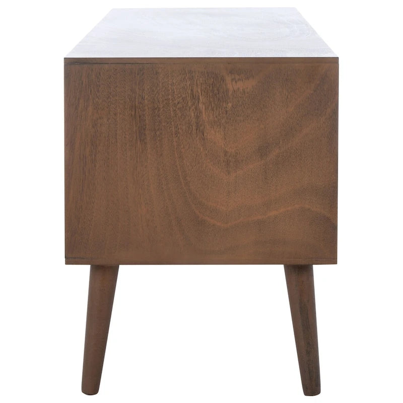 SAFAVIEH Maegan Mid-Century 47-inch Storage Media TV Stand - 47.3  W x 15.8  L x 20  H - 47Wx16Dx20H