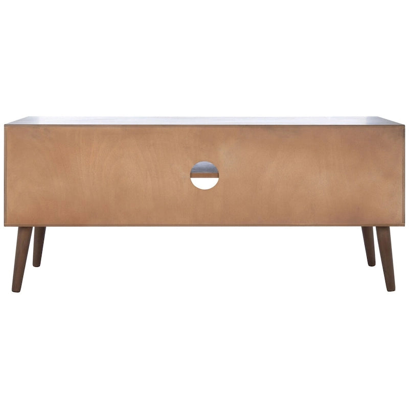 SAFAVIEH Maegan Mid-Century 47-inch Storage Media TV Stand - 47.3  W x 15.8  L x 20  H - 47Wx16Dx20H