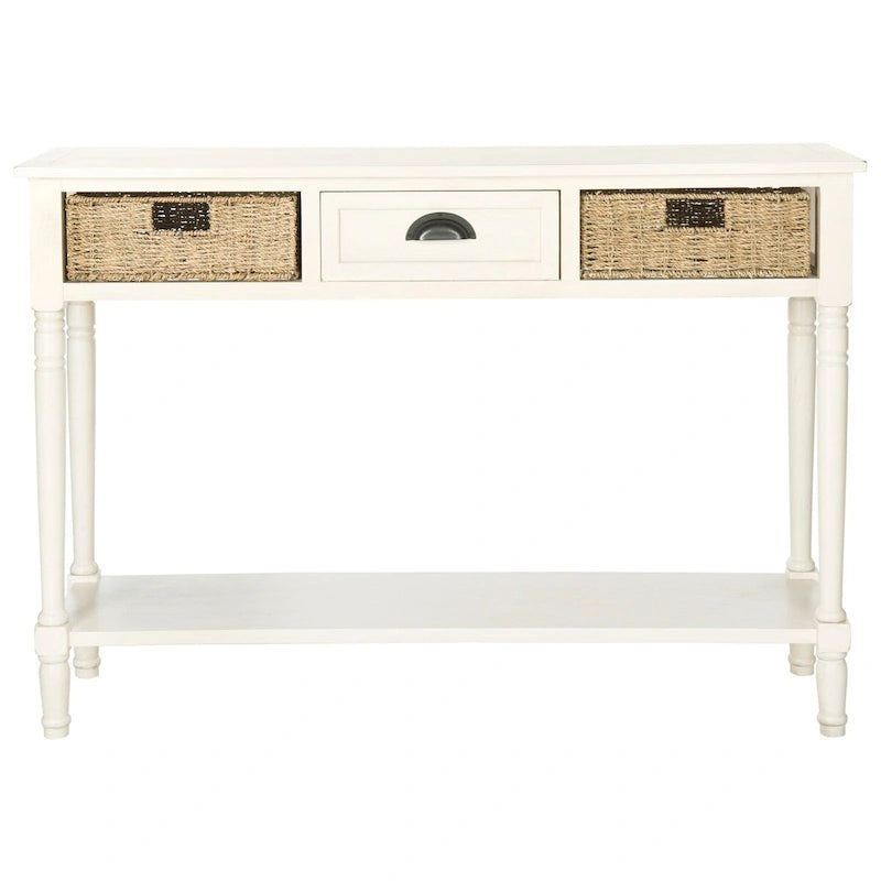 Console grise Edyth de SAFAVIEH - 44.5 x 13.4 x 31.5 - 45Wx13Dx32H