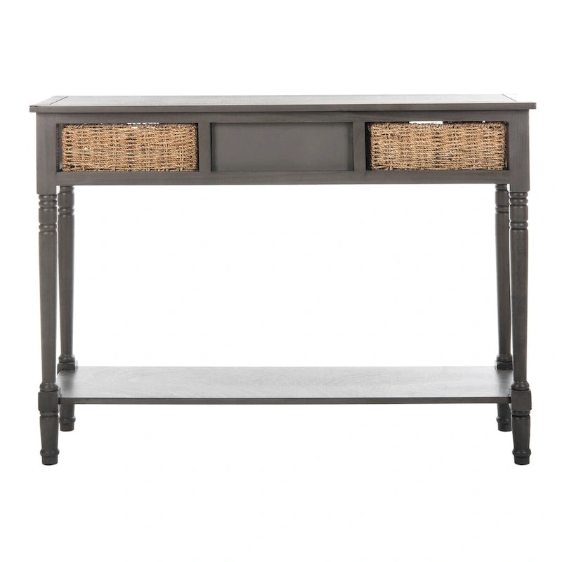 Console grise Edyth de SAFAVIEH - 44.5 x 13.4 x 31.5 - 45Wx13Dx32H